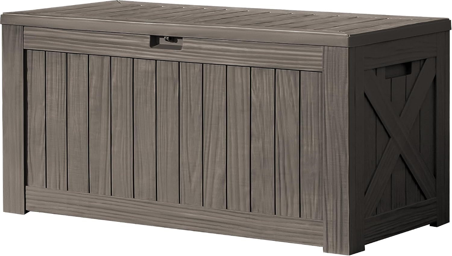 Outdoor Furniture Bench - 120 Galon Büyük Bahçe Dolabı, Su
