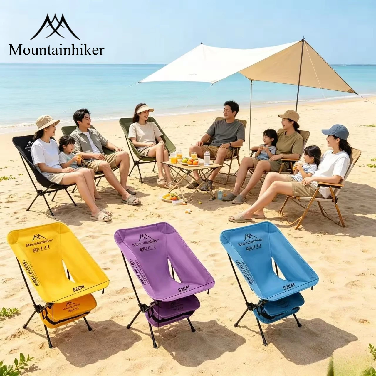 Outdoor Furniture Bench - Ultra Hafif Katlanabilir Ay Sandalyesi Alüminyum
