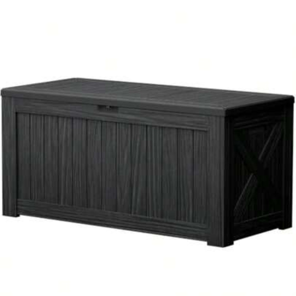 Outdoor Furniture Bench - 120 Galonluk Dış Mekan Depolama Kutusu,