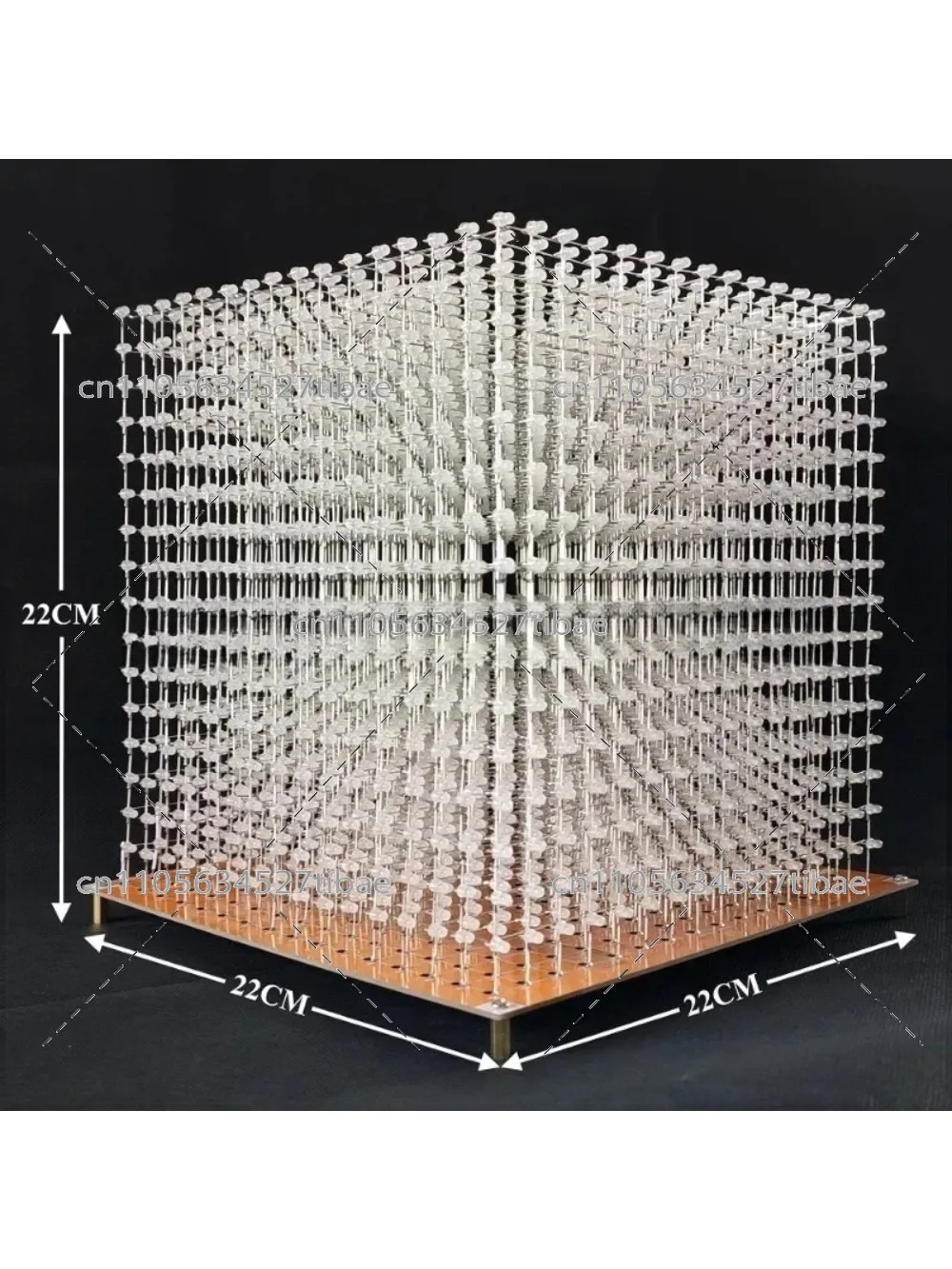 Outdoor Furniture Diy - 3D16mini Işık Küpü Kiti 16x16x16 Elektronik