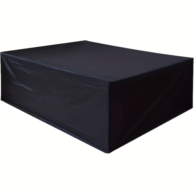 Outdoor Furniture Table - Siyah dış mekan mobilya örtüsü, 420D