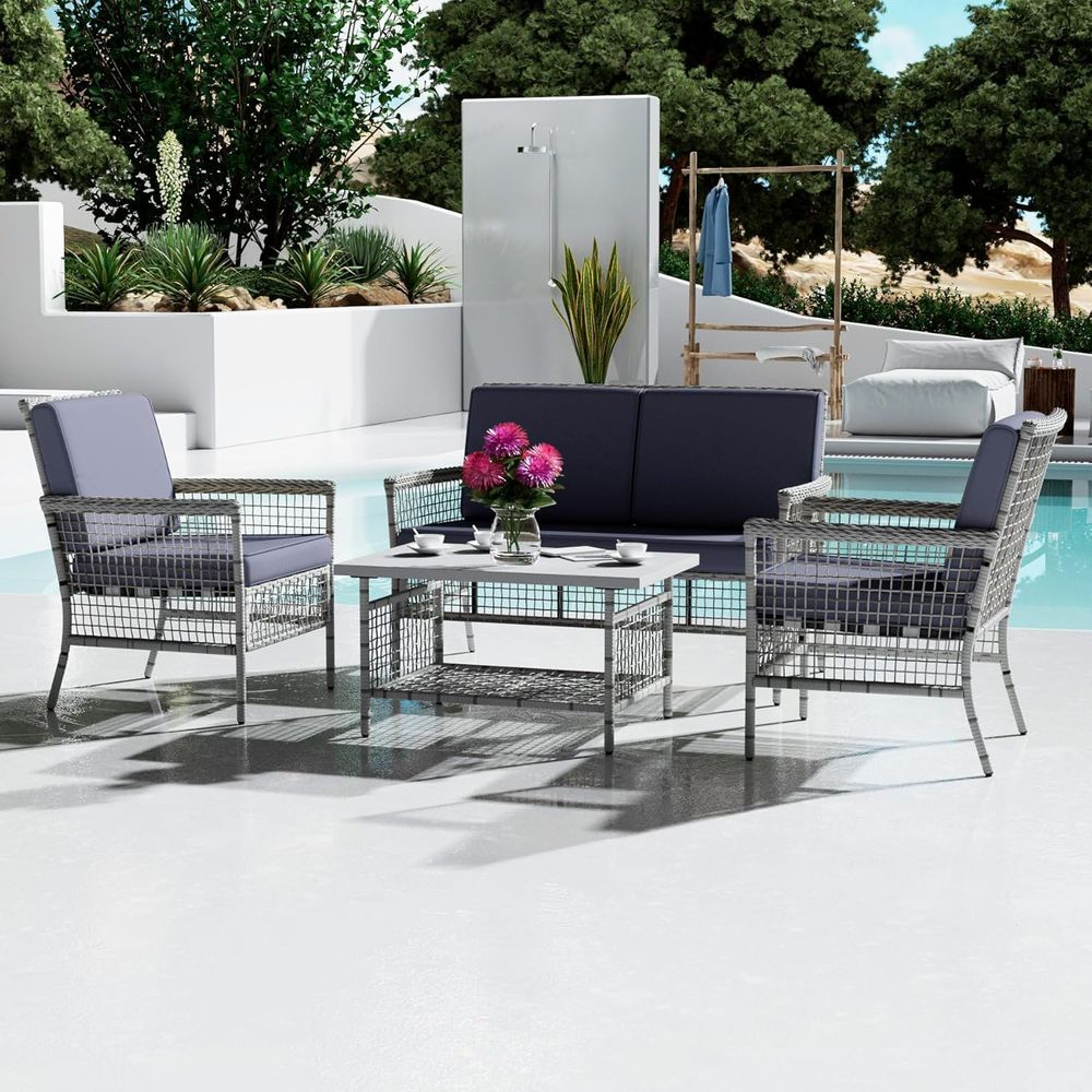 4 Parçalı Dış Mekan Veranda Mo - Outdoor Furniture Loveseat incelemesi ve fiyatı