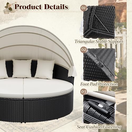 Açık Hava Yuvarlak Şezlong, Ge - Outdoor Daybed Sofa incelemesi ve fiyatı
