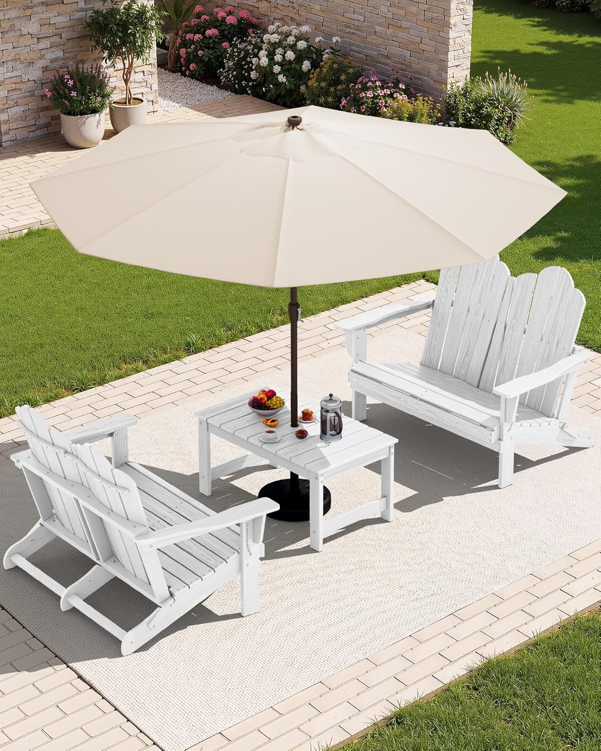 HDPE Her Hava Koşuluna Uygun K - Outdoor Furniture Loveseat incelemesi ve fiyatı