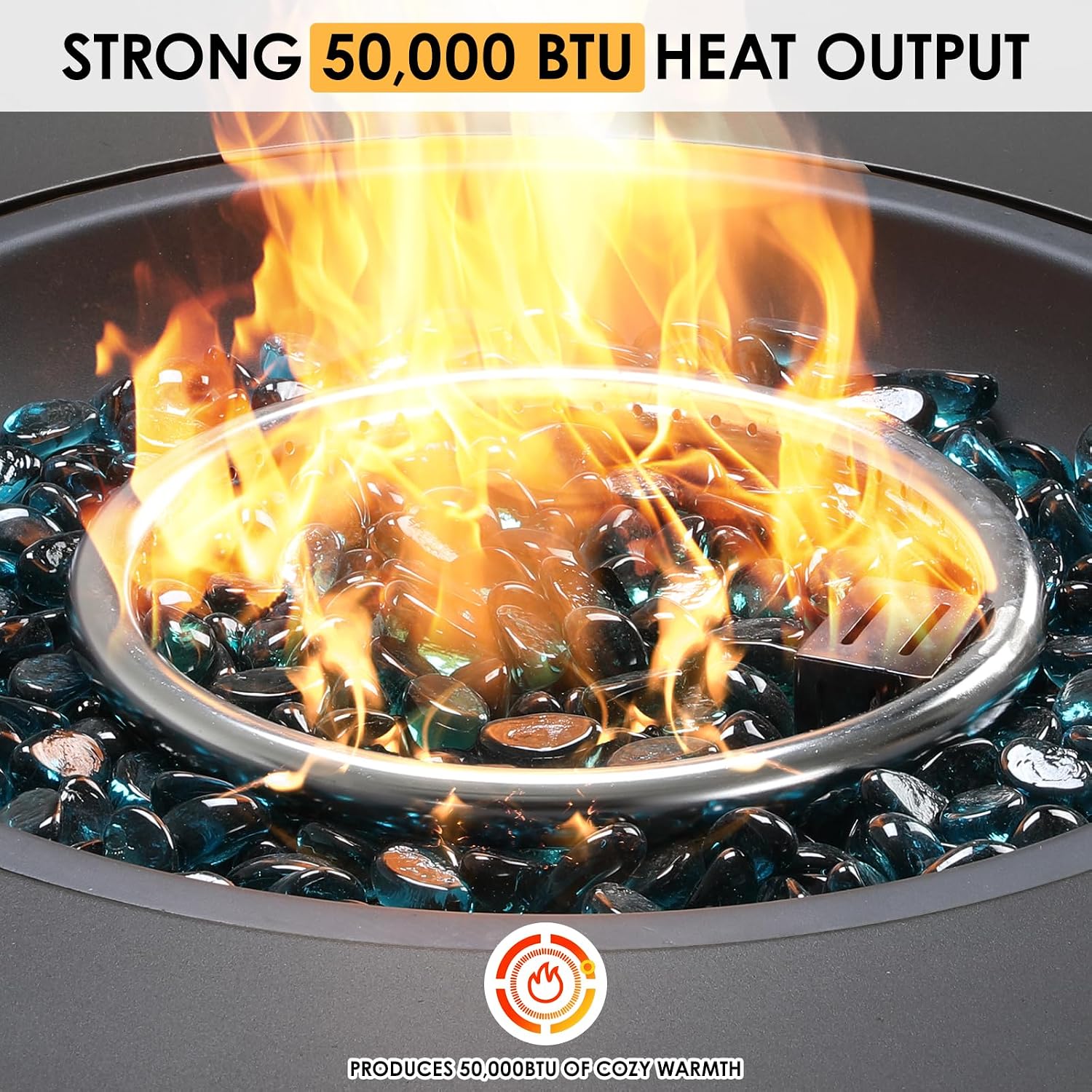 30 inç Yuvarlak Propan Ateş Çu - Outdoor Furniture Fire Table incelemesi ve fiyatı
