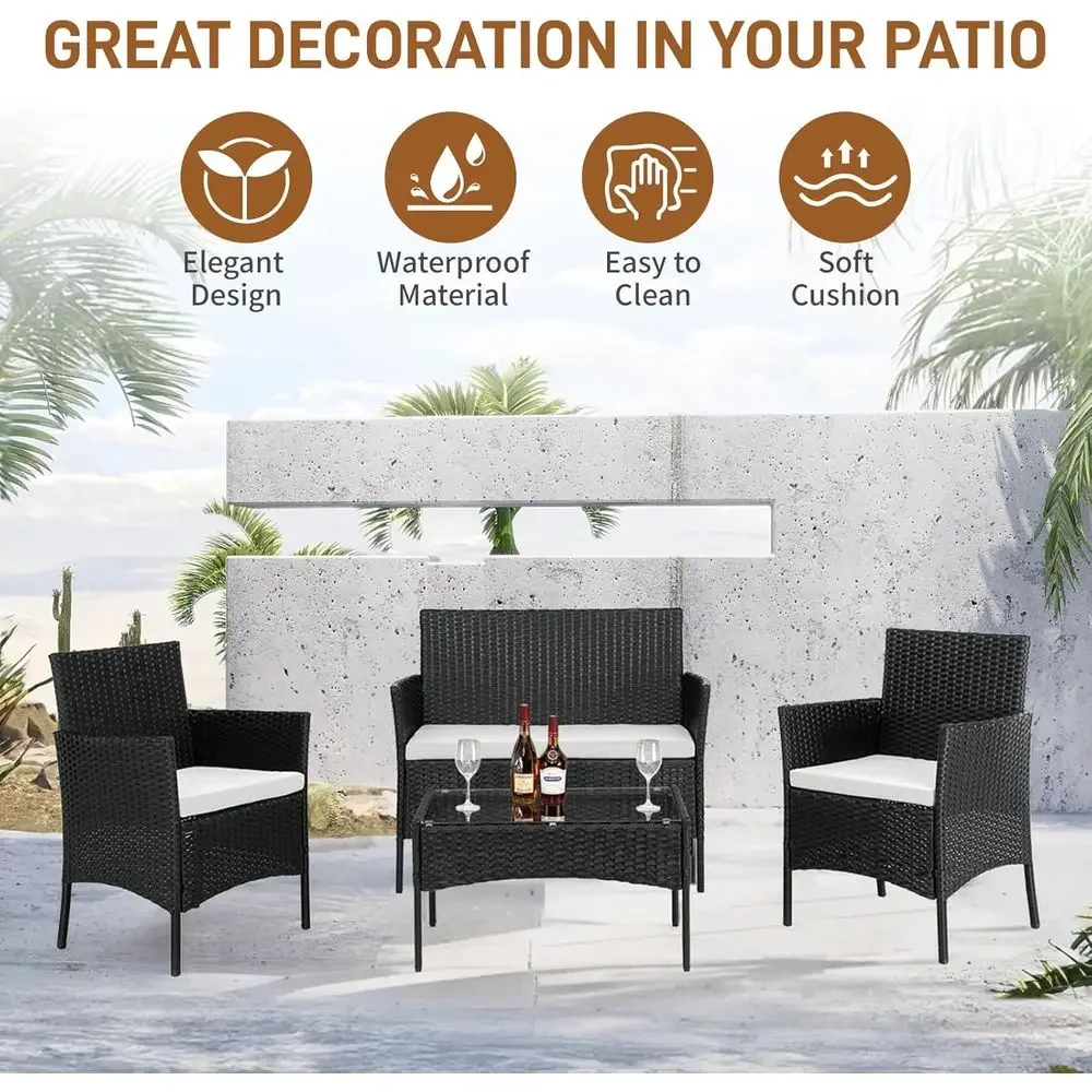 4 Parçalı Dış Mekan Veranda Mo - Outdoor Furniture Loveseat incelemesi ve fiyatı