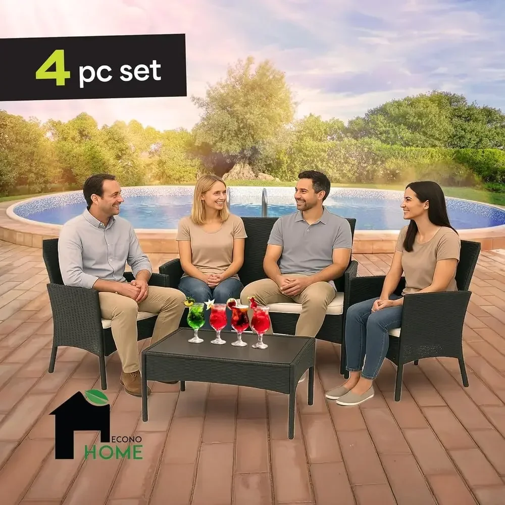 4 Parçalı Dış Mekan Veranda Mo - Outdoor Furniture Loveseat incelemesi ve fiyatı