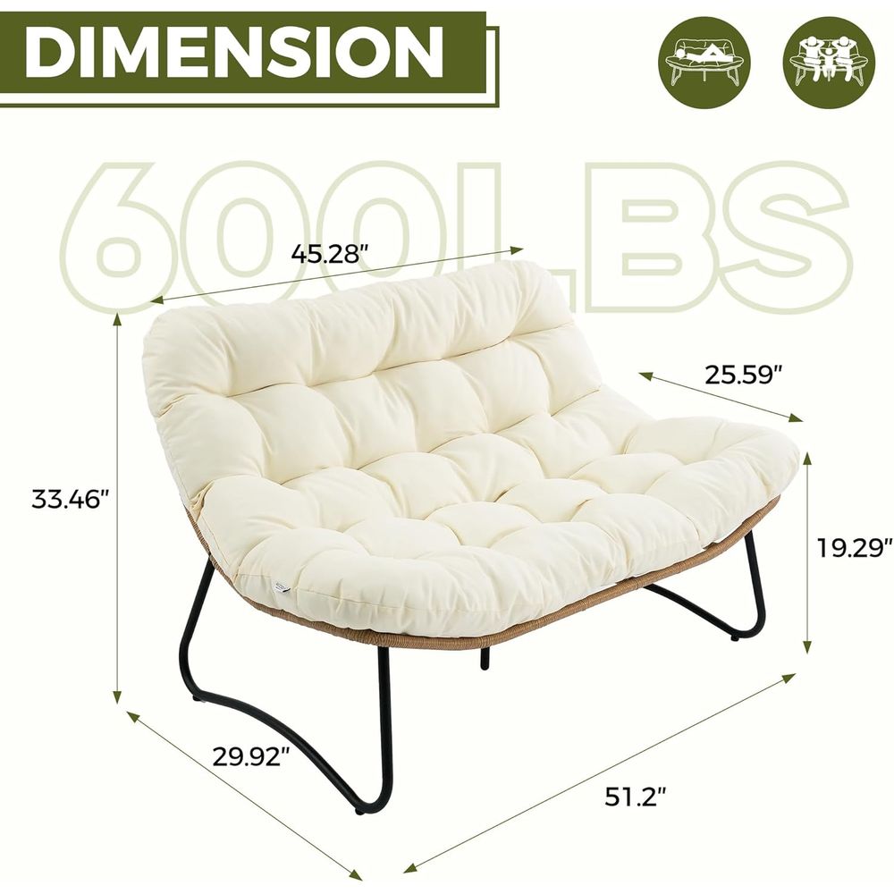 Açık Hava Veranda Çift Kişilik - Outdoor Furniture Loveseat incelemesi ve fiyatı