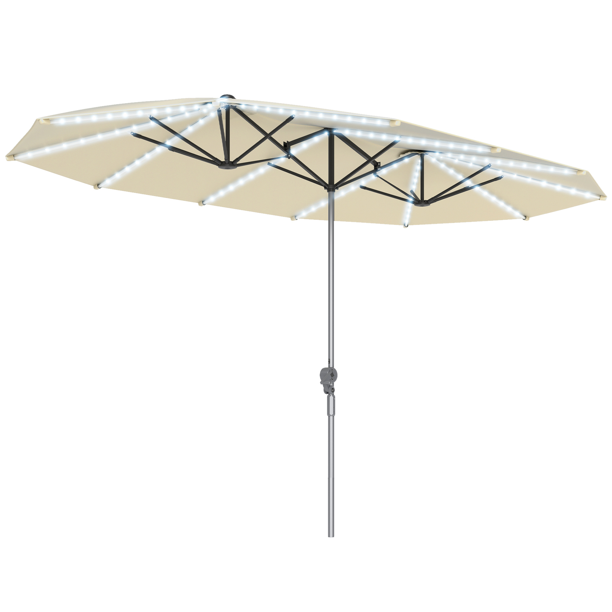 15ft Veranda Şemsiyesi Güneş E - Outdoor Furniture Umbrella incelemesi ve fiyatı