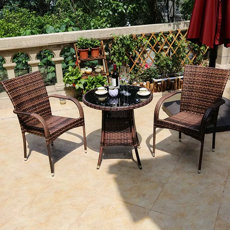 Küçük Metal Rattan Sehpa 4 San - Outdoor Furniture Prices incelemesi ve fiyatı