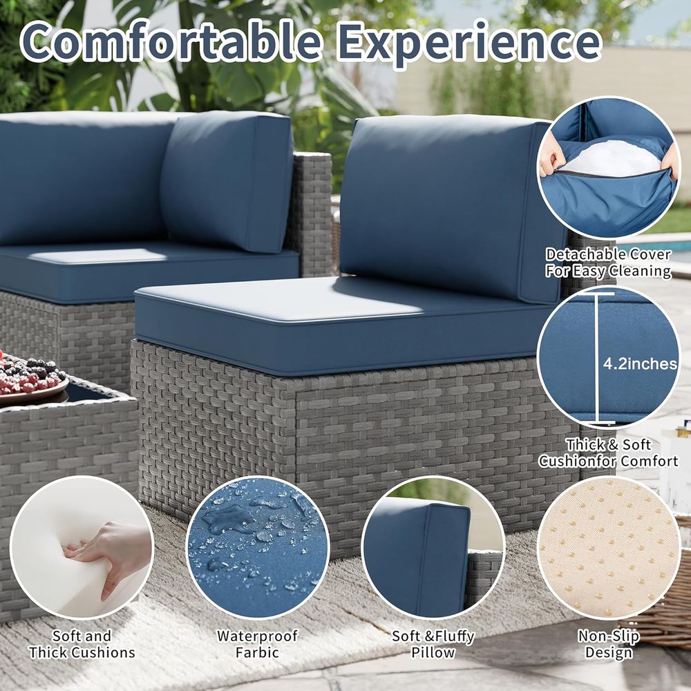 5 Parçalı Açık Hava Veranda Mo - Outdoor Furniture Fire Table incelemesi ve fiyatı