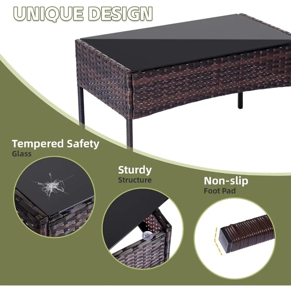 4 Parça Sohbet Seti Hasır Ratt - Outdoor Furniture Loveseat incelemesi ve fiyatı