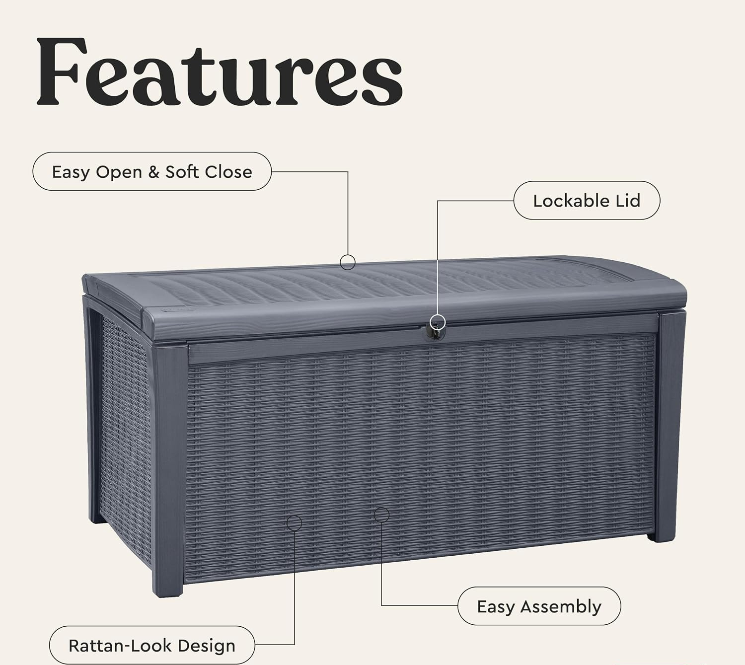 110 Galonluk Dış Mekan Depolam - Outdoor Furniture Bench incelemesi ve fiyatı