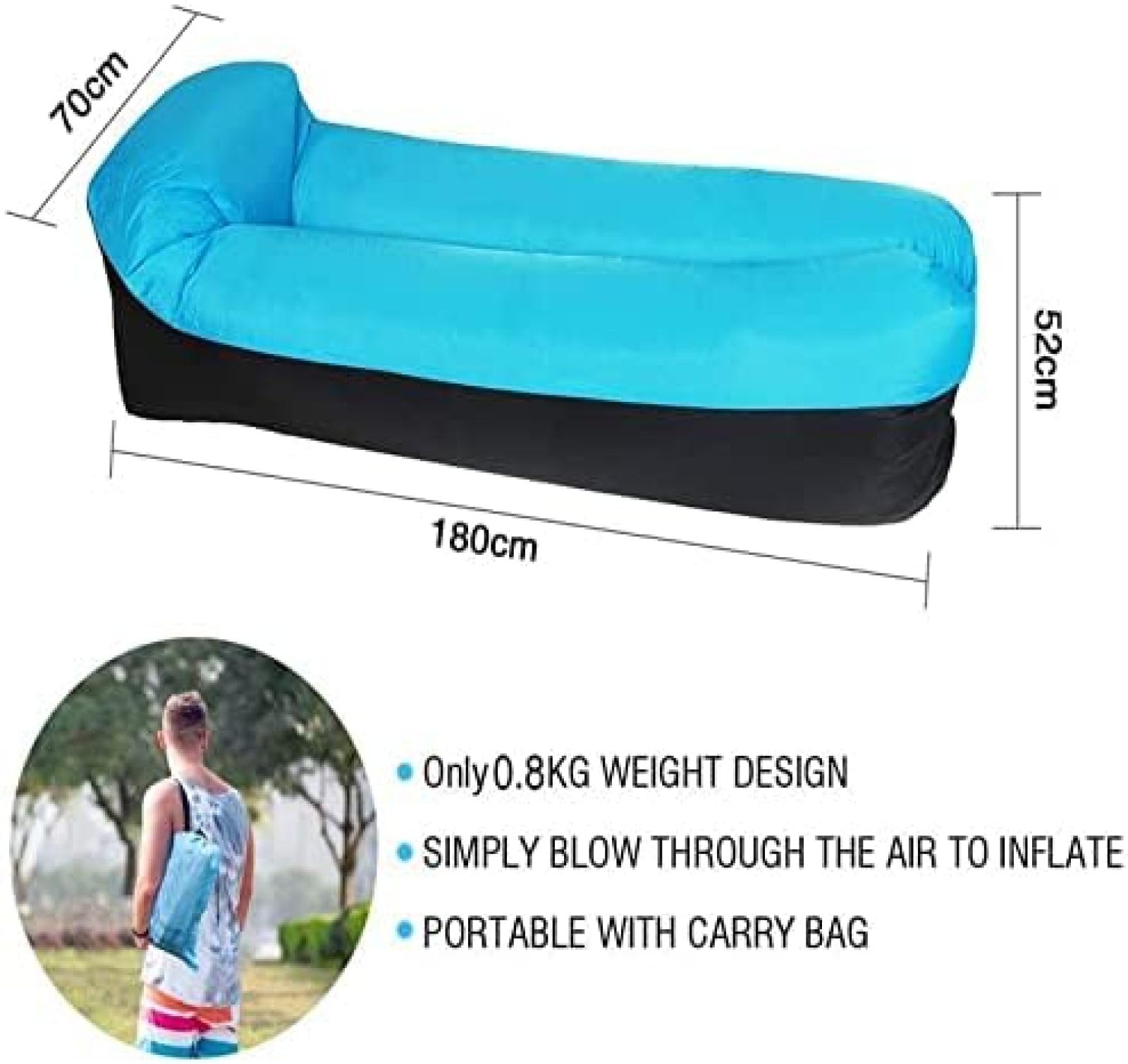 Yetişkinler için şişme hava ko - Outdoor Furniture From China incelemesi ve fiyatı