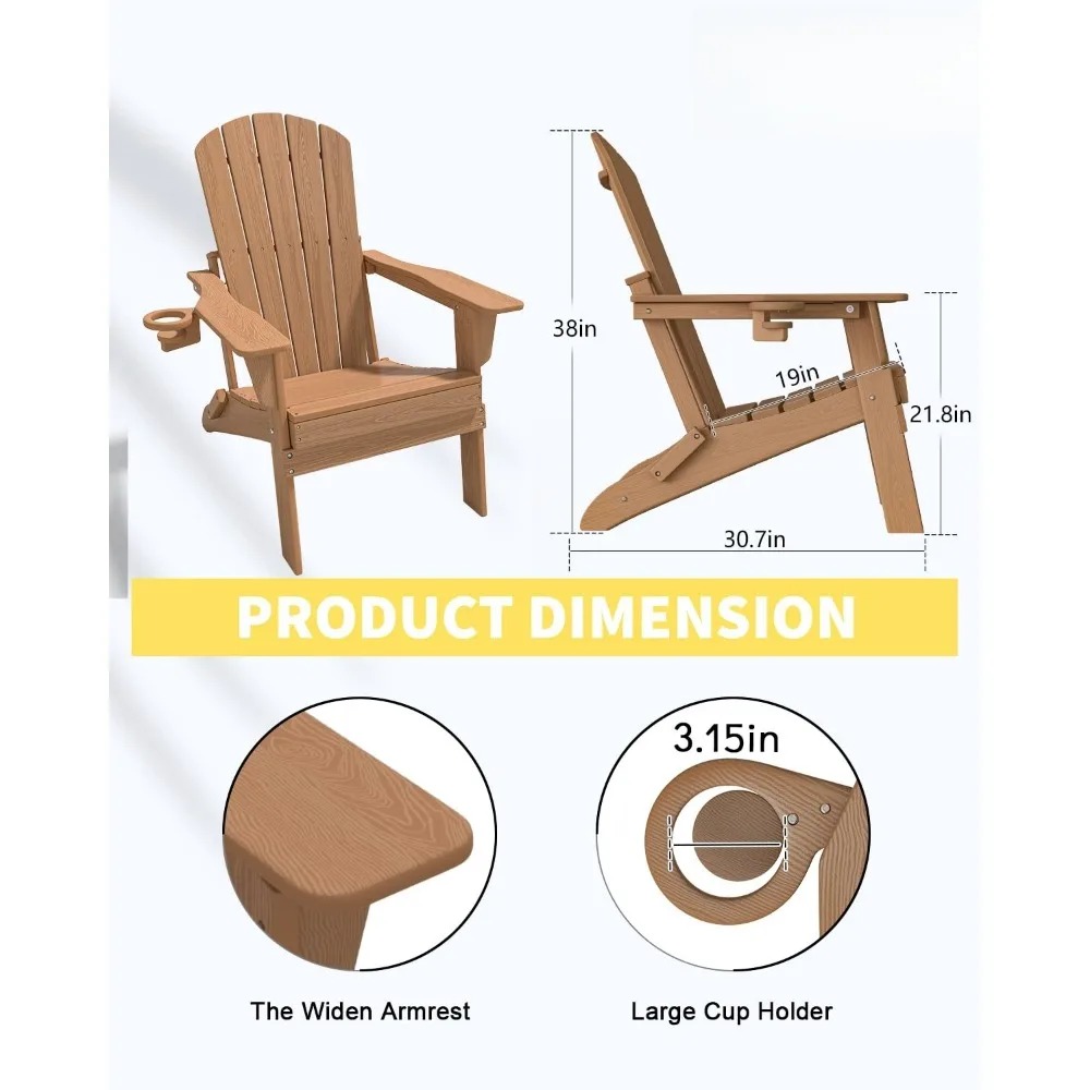 3 Parçalı Katlanır Adirondack  - Adirondack Chair Wood incelemesi ve fiyatı