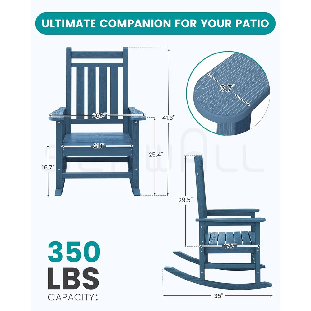 Yetişkinler için 2'li Büyük Bo - Outdoor Furniture Hdpe incelemesi ve fiyatı