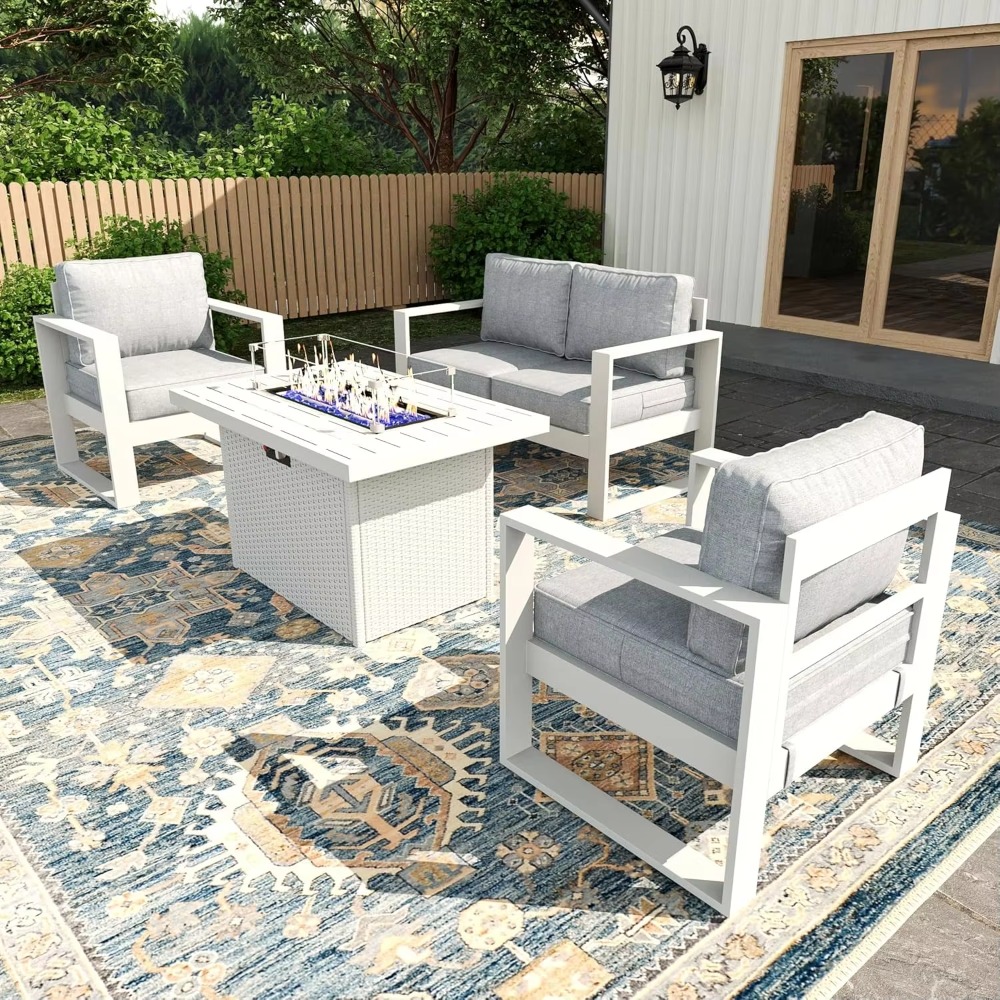Teras Oturma Grubu Balkon Mobi - Outdoor Furniture Fire Table incelemesi ve fiyatı