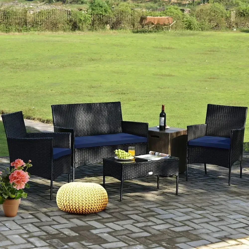 4 Parçalı Açık Hava Hasır Bahç - Outdoor Furniture Loveseat incelemesi ve fiyatı