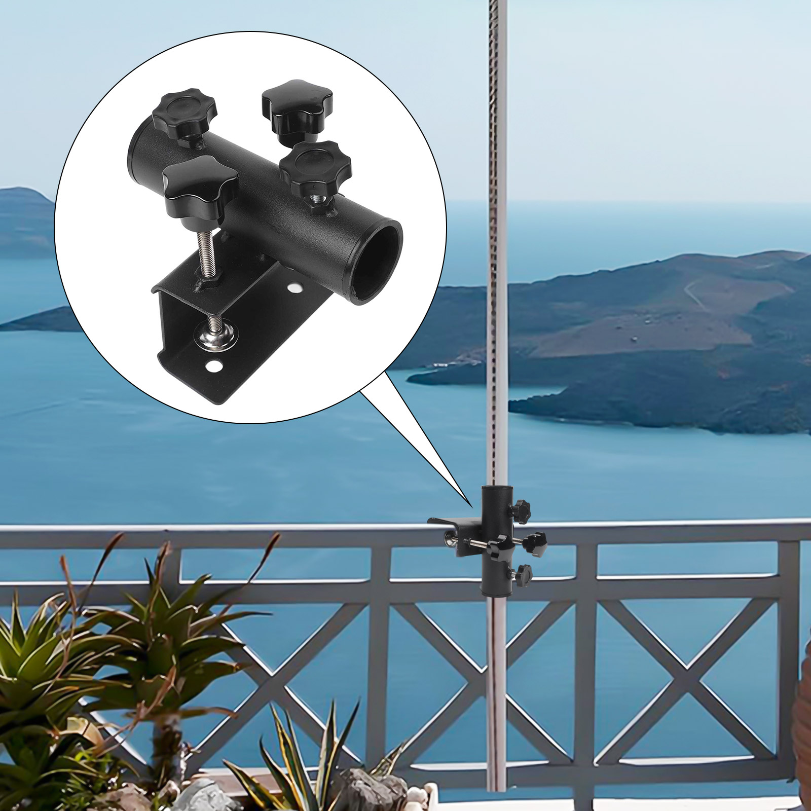 Balkon Şemsiye Tutucu Kelepçes - Outdoor Furniture Umbrella incelemesi ve fiyatı