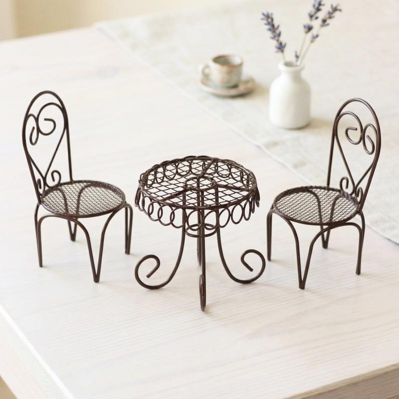 1/3 adet Dollhouse bahçe ekran - Outdoor Furniture Table incelemesi ve fiyatı