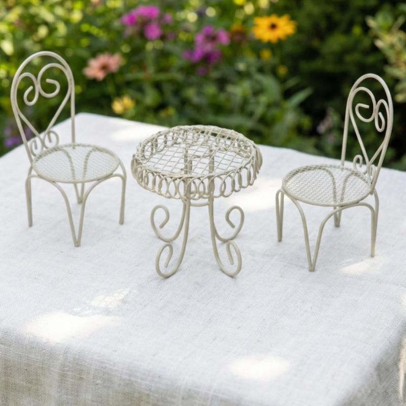 1/3 adet Dollhouse bahçe ekran - Outdoor Furniture Table incelemesi ve fiyatı