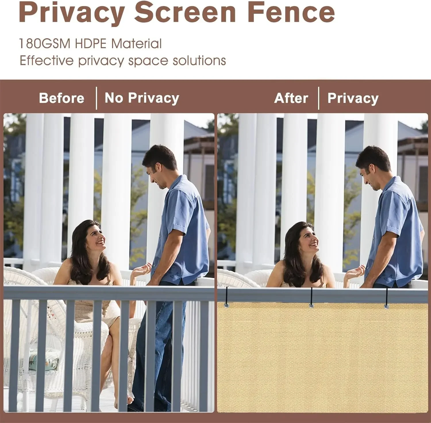 4x1M Balkon Gizlilik Ekranı Ağ - Outdoor Furniture Hdpe incelemesi ve fiyatı