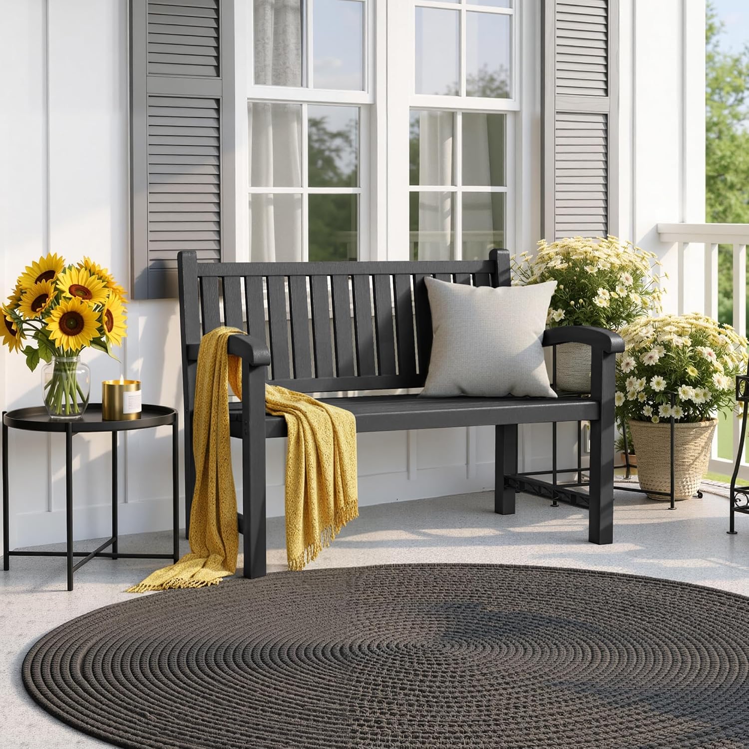 2 Kişilik Reçine Bahçe Bankı,  - Outdoor Furniture Bench incelemesi ve fiyatı