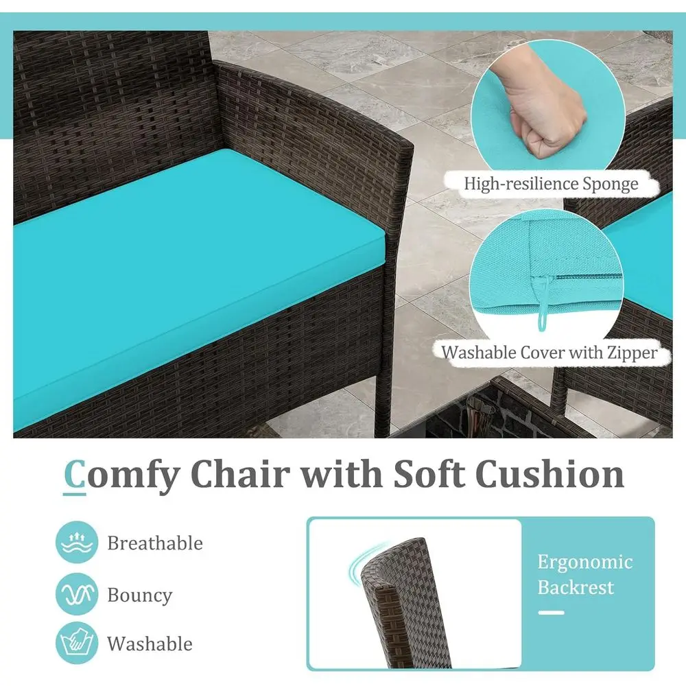 Turkuaz 4 Parçalı Dış Mekan Ve - Outdoor Furniture Loveseat incelemesi ve fiyatı