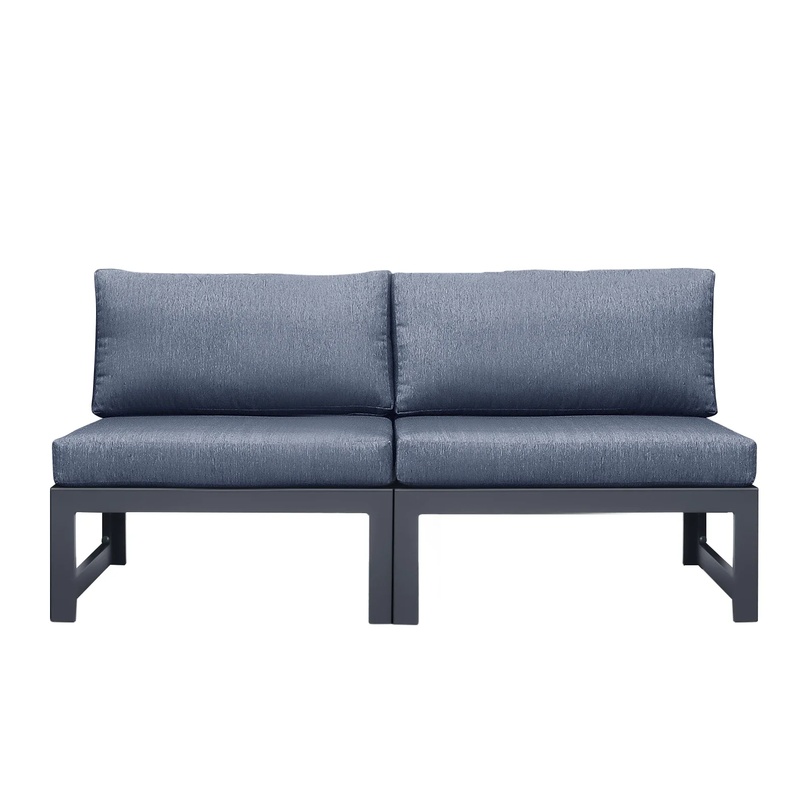 Gri Minderli Alüminyum Açık Ha - Outdoor Furniture Loveseat incelemesi ve fiyatı